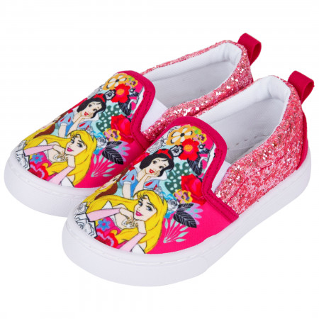 Disney Princesses Youth Vulcanized Outsole Slip-On Shoe Sneakers